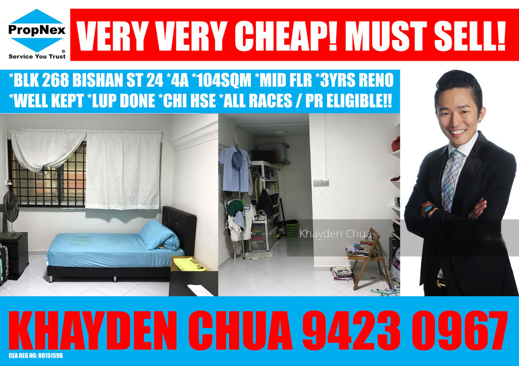 Blk 268 Bishan Street 24 (Bishan), HDB 4 Rooms #148963062